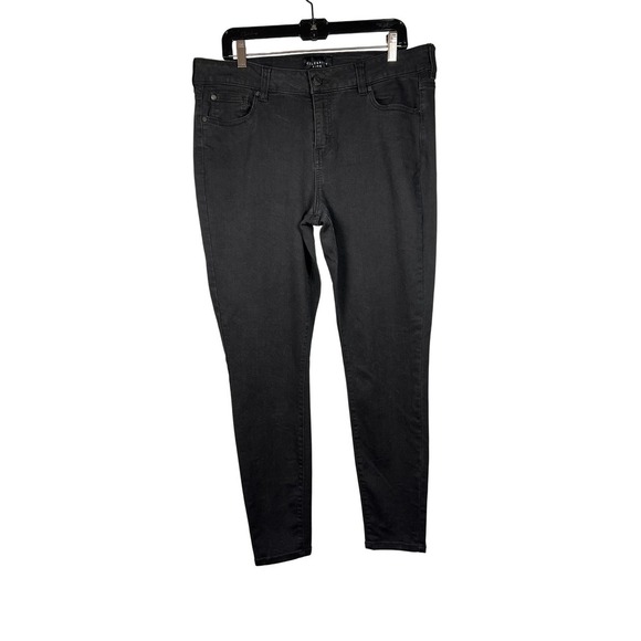 Sincerely Jules Dawson Super Skinny Jeans, Black, Size 16 - Picture 1 of 7
